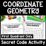 Plotting Points in Quadrant 1 Coordinate Plane Activity, C