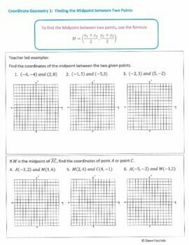 the midpoint formula common core geometry homework answers