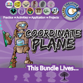 Coordinate Plane Unit Bundle - Pre-Algebra - Distance Lear