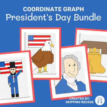 Preview of Coordinate Graph Mystery Picture Bundle: President's Day