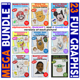 Coordinate Graph Mystery Pictures MEGA Bundle 23! Fun Orde