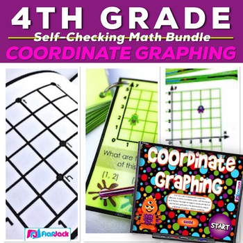 Preview of Coordinate Graphing Activity Bundle (CCSS 5.OA.3, 5.G.1)