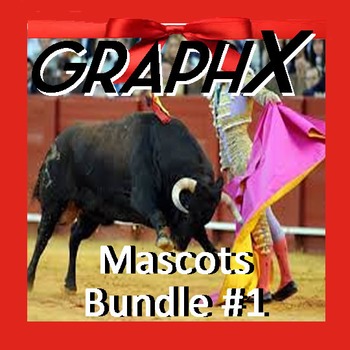 Preview of Coordinate Graphing - GraphX - Mascots #1