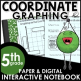 Coordinate Graphing Interactive Notebook Set | Distance Learning