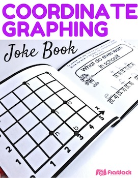 Preview of Coordinate Graphing Joke Book (CCSS 5.OA.3, 5.G.1)