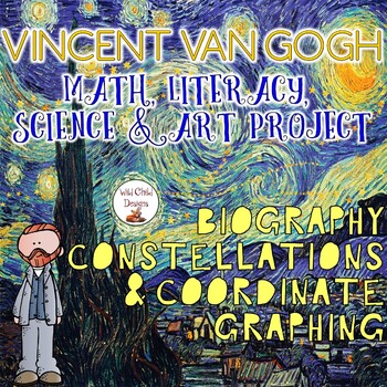Preview of Coordinate Graphing Math, Art, Literacy & Science Project