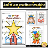 Coordinate Graphing Mystery Picture End of Year Fun Math A