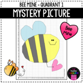 Coordinate Graphing Mystery Picture - Quadrant 1 - Bee Min