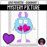 Coordinate Graphing Mystery Picture - Quadrant 1 - Love Mo