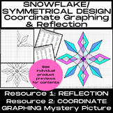 BUNDLE: COORDINATE GRAPHING & REFLECTION Mystery Pictures-