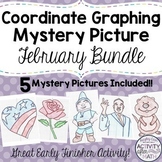Coordinate Graphing Pictures February BUNDLE