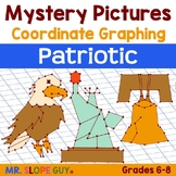 Coordinate Graphing Mystery Pictures Patriotic