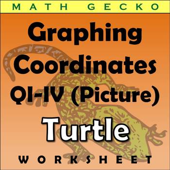 Preview of Coordinate Graphing Picture (Turtle)