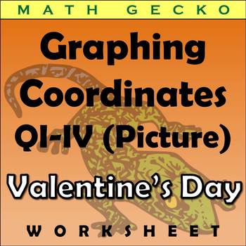 Preview of Coordinate Graphing Picture (Valentine's Day)