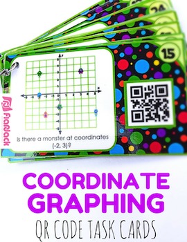 Preview of Coordinate Graphing QR Code Fun (CCSS 5.OA.3, 5.G.1)