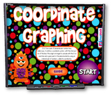 Coordinate Graphing SMART BOARD PROMETHEAN Game (CCSS 5.OA