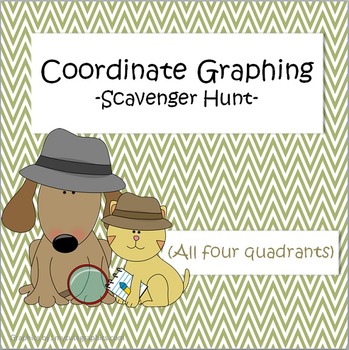 Preview of Coordinate Graphing - Scavenger Hunt