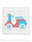 Coordinate Graphing Scooter Mystery Picture Math End of Ye