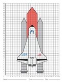 Coordinate Graphing Space Shuttle Mystery Picture End of Y