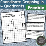 Coordinate Graphing in Four Quadrants Small Group Free Activity