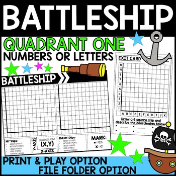 Preview of Coordinate Grid Battleship