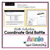 Coordinate Grid Battleship Game for Upper Elementary