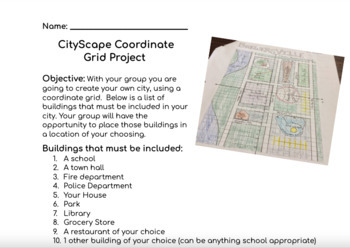 Preview of Coordinate Grid City Project