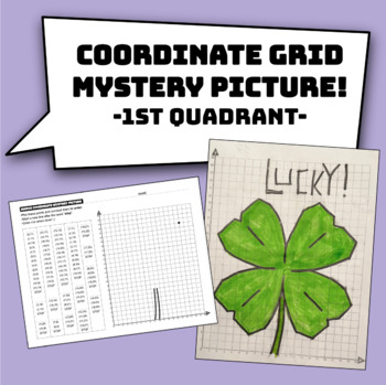 Preview of Coordinate Grid Mystery Picture [March/Spring]
