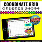 Coordinate Grid Ordered Pairs Boom Cards™ Distance Learning