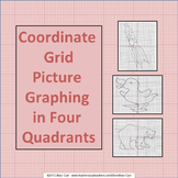 Coordinate Grid Pictures in Four Quadrants