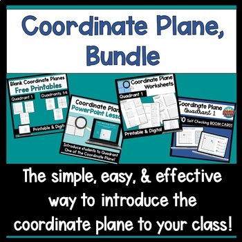 Preview of Coordinate Grid Quadrant 1 Bundle