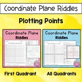 Plotting Points on a Coordinate Plane Riddles Bundle