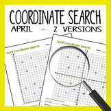 Coordinate Grid Search - April Ordered Pairs - 1st quadran