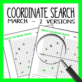 Coordinate Grid Search - March Ordered Pairs - 1st quadran