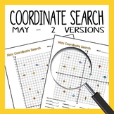 Coordinate Grid Search - May Ordered Pairs - 1st quadrant 
