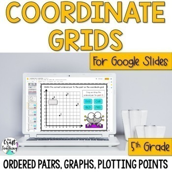 Preview of Coordinate Grids Practice for Google Slides™ | Quadrant One