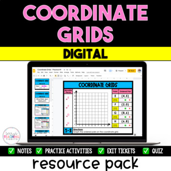 Preview of Coordinate Grids Resource Pack - Digital