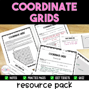Preview of Coordinate Grids Resource Pack - Printable