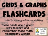 Coordinate Grids and Graphs - Math Vocabulary Cards