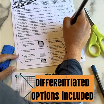 Coordinate Planes Paper Airplanes From Graphing Linear Equations