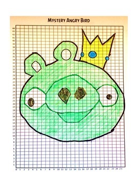 coordinate plane worksheets angry birds