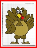 Thanksgiving Coordinate Graphing Picture: Turkey