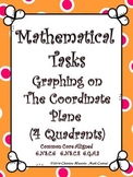 Coordinate Plane (4 Quad): Mathematical Tasks Graphing on 