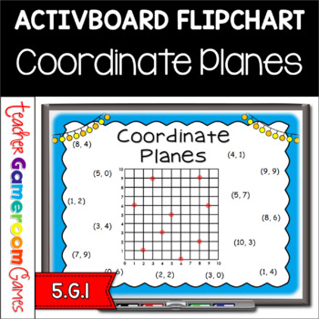 Preview of Coordinate Plane Activboard Lesson