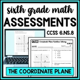 6th Grade Distance & Polygons on the Coordinate Plane Quiz
