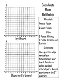 Coordinate Plane Battleship