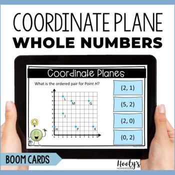 Preview of Coordinate Plane Boom Cards Graphing Ordered Pairs