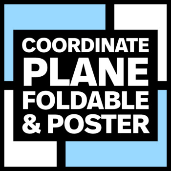 Preview of Coordinate Plane Poster & Foldable Bundle