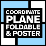 Coordinate Plane Poster & Foldable Bundle