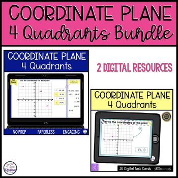 Preview of Coordinate Plane Activities Bundle for 6th Grade